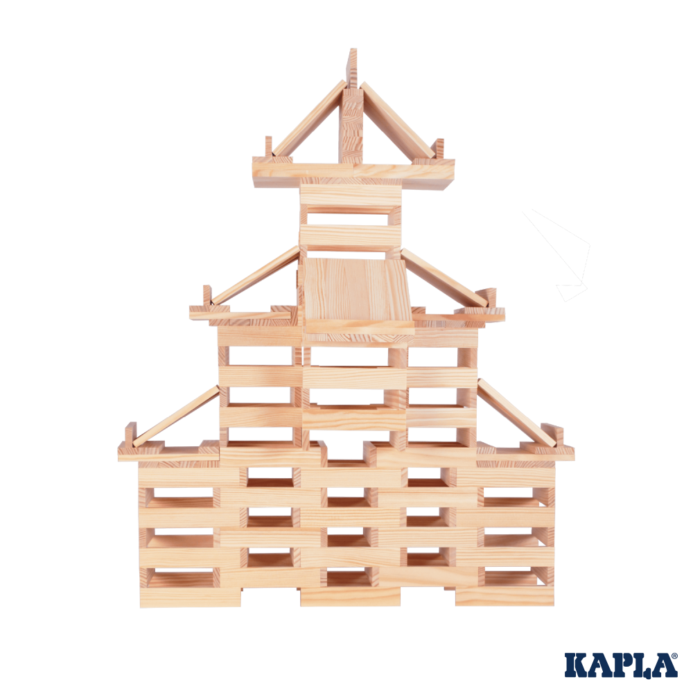 KAPLA - BARIL 200 PLANCHETTES NATURE - COLLECTOR - 2