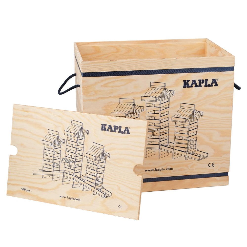 KAPLA - COFFRE 500 PLANCHETTES NATURE - 1
