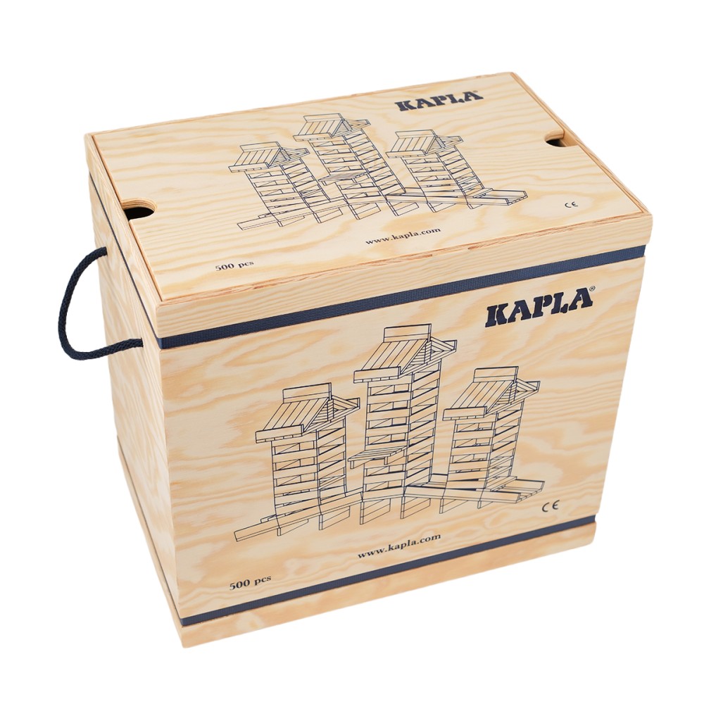 KAPLA - COFFRE 500 PLANCHETTES NATURE - 2