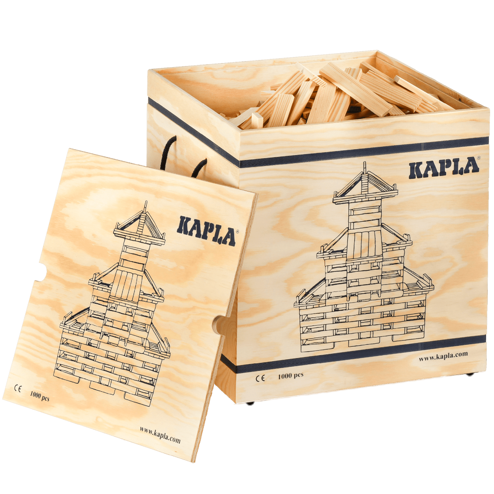 KAPLA - COFFRE 1000 PLANCHETTES NATURE - 1